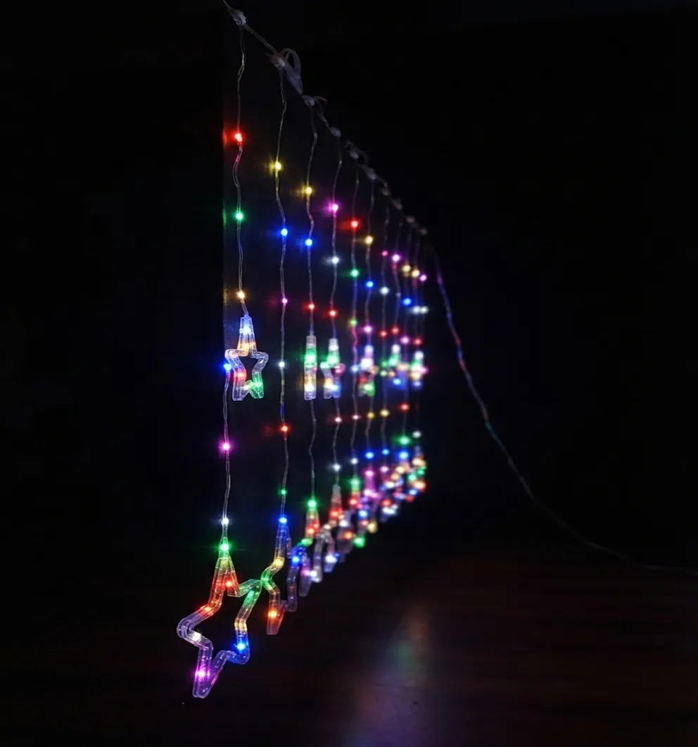 LED Star Curtain Light (Multicolor)