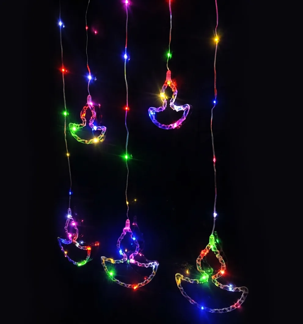 LED Diya Curtain Light (Multicolor)